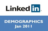 LinkedIn demographics and statistics - 2011