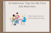 10 Interview Tips For The High School Student