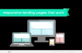 Responsive Landing Pages That Work