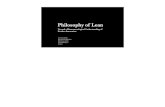 Philosophy of Lean: Toward A Phenomenological Understanding of Product Innovation