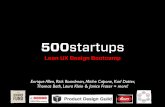 500 Startups Lean UX Bootcamp