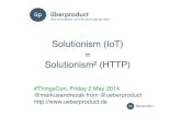 Risk of Solutionism in the IoT is squared to Solutionism in Web