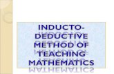 INDUCTIVE-DEDUCTIVE METHOD OF TEACHING MATHEMATICS