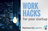Work hacks for your startup