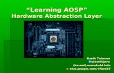 "Learning AOSP" - Android Hardware Abstraction Layer (HAL)