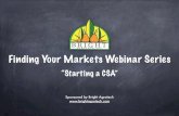 Community Supported Agriculture Webinar
