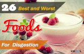 Top 26 Best and Worst Foods for Digestion You Should Know