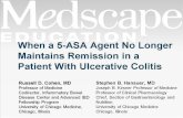 When a 5 asa agent no longer maintains remission in patients with ulcerative colitis
