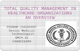 Total quality management in healthcare organisations