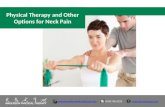 Physical Therapy and Other Options for Neck Pain