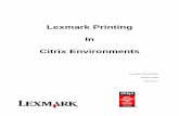 Citrix Lexmark Printing Nl