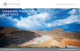 SilverCrest Mines | Corporate Presentation | April - Scottsdale 2013
