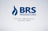 The Italian Opportunity for Natural Gas