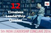 Twelve Timeless Leadership Quotes To Inspire You!