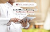 Social Media Training for Restaurant Owners