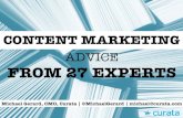 Content Marketing Advice From 27 Experts