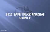 2013 Jason's Law Safe Truck Parking and Focus Group Presentation