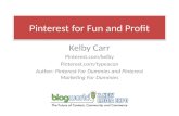 Pinterest for fun and profit