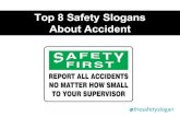 Top 8 safety slogans about accident