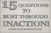 15 questions to bust through inaction