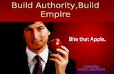 Build Authority,Build Empire.Why And How To Build An Online Authority