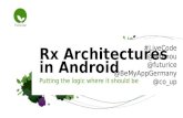 RxJava Architectures on Android - Android LiveCode Berlin