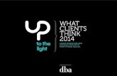 Up to the Light - What clients think 2014