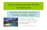 2010 International Resa Conference Presentation