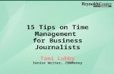 15 Tips on Time Management for Business Journalism