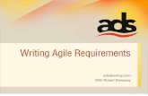 Writing  Agile  Requirements
