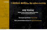 social media - the cyber reality [screen notes]