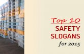 Top 10 Safety Slogans for 2015