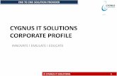 Cygnus it solutions  corporate profile