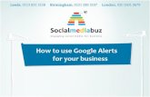 How to use Google Alerts for your business
