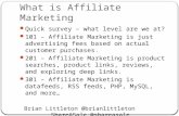 What is affiliate marketing slid share