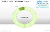 How to make create timeline roadmap display style design 2 powerpoint presentation slides and ppt templates graphics clipart