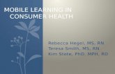 Mobile Learning in Consumer Health
