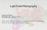 Light Field Photography Introduction