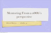 Mentoring from a n00bs perspective