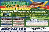 McNeill’s Annual Football Kick Off Sales Event Toledo OH