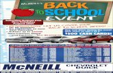 McNeill Chevrolet Back to School Sales Event Toledo OH