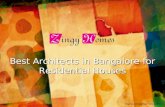 Architects in Bangalore for Home plans and Architectural Designs