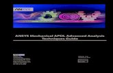 ANSYS Mechanical APDL Advanced Analysis Techniques Guide