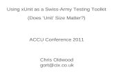 Using xUnit as a Swiss-Aarmy Testing Toolkit
