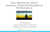 Improving financial strength and performance for CDFIs