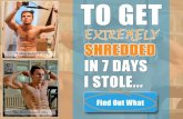 How to get extremely shredded in 7 days