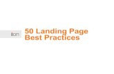 50 Landing Page Best Practices
