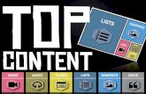 Big Names / Top content -  Video vs Audio vs Slides vs Lists vs Graphics