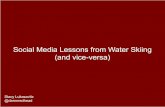 Social Media Lessons from Water Skiing (and Vice-Versa)