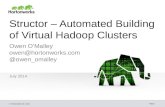 Structor - Automated Building of Virtual Hadoop Clusters